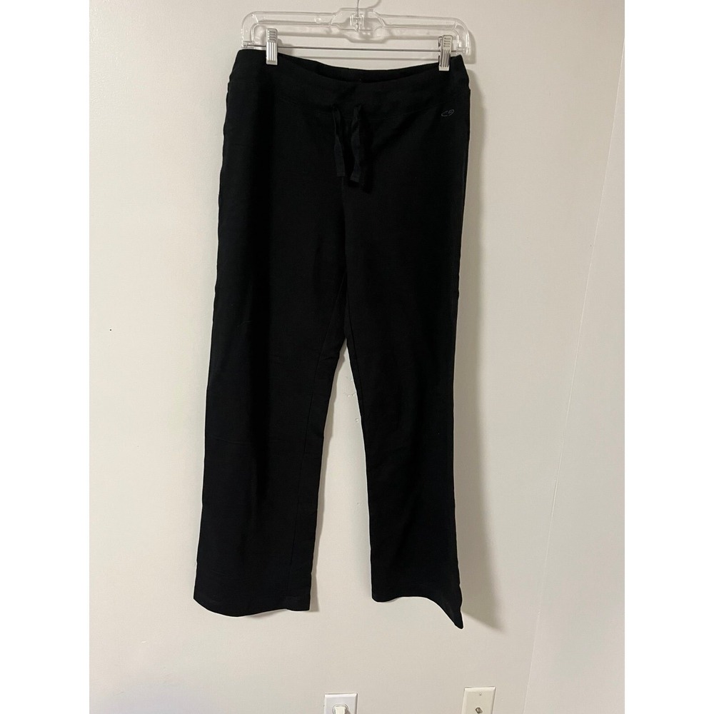 Women's Champion Black Pants Cotton Size Medium